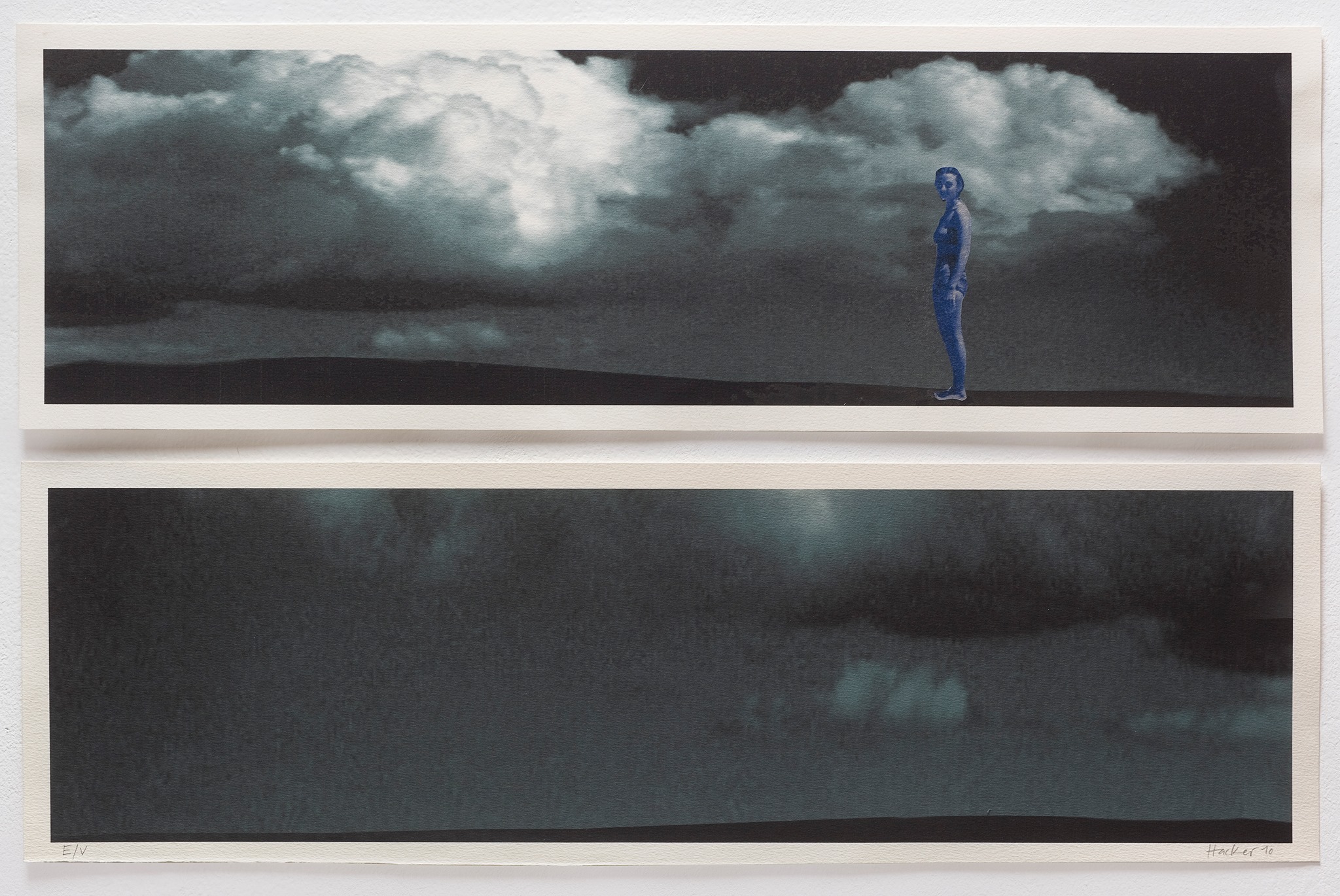 Obra de Paula Hacker - Fugaz - Impresión digital. Papel hecho a mano. 95 x 73 cm, 2010